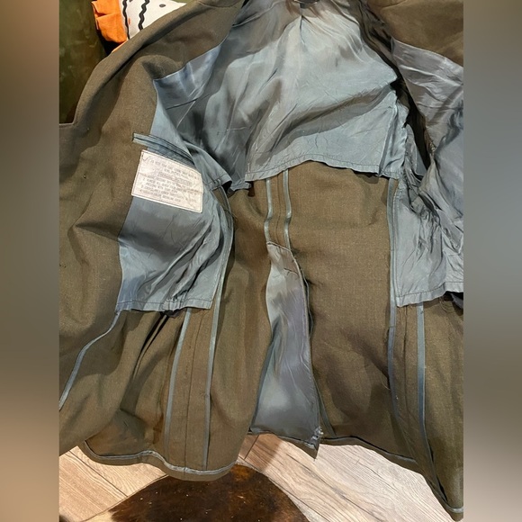 Men's vintage Military Field Jacket - Olive Green - Picture 8 of 8